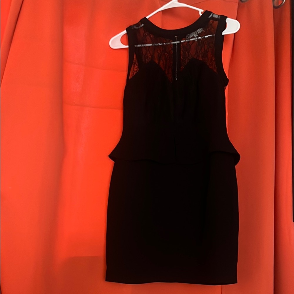 Elegant Black Lace Dress